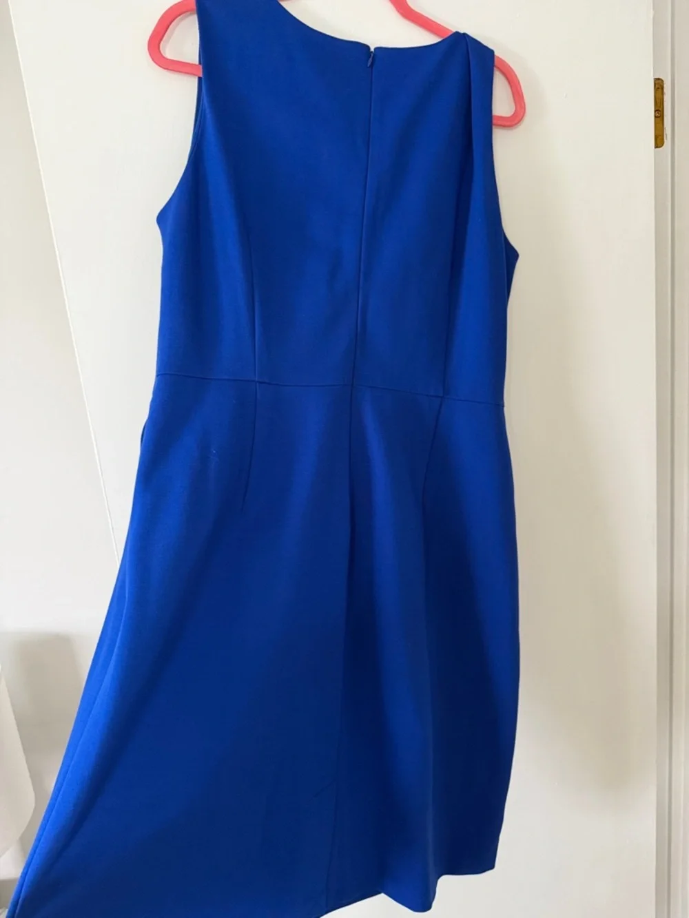 Lands' End Sleeveless Cobalt Blue Sheath Dress - Picture 4 of 5